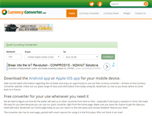 Tablet Screenshot of currency-converter.com